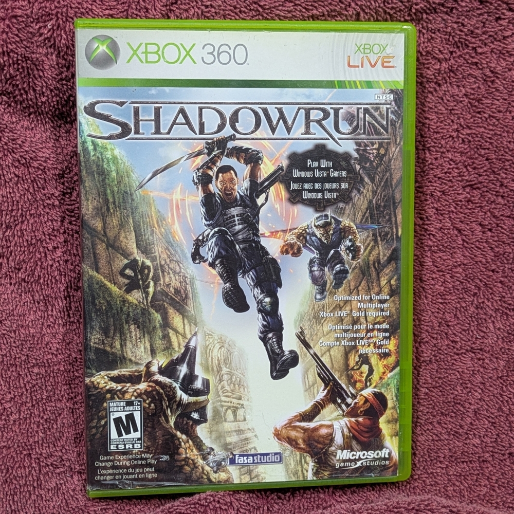 SHADOWRUN| Microsoft XBOX 360👉 CIB ✔️ VG